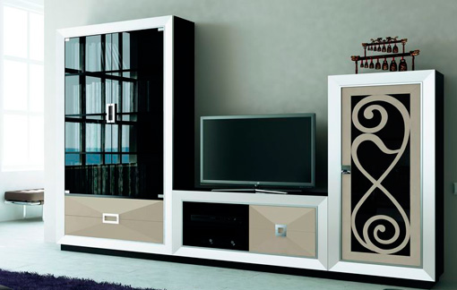 Muebles de salón, comprar comedor moderno y actual con televisor Mueble salon comedor moderno
